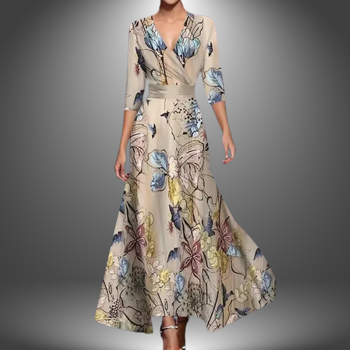 Hannah | Handgefertigtes Maxikleid