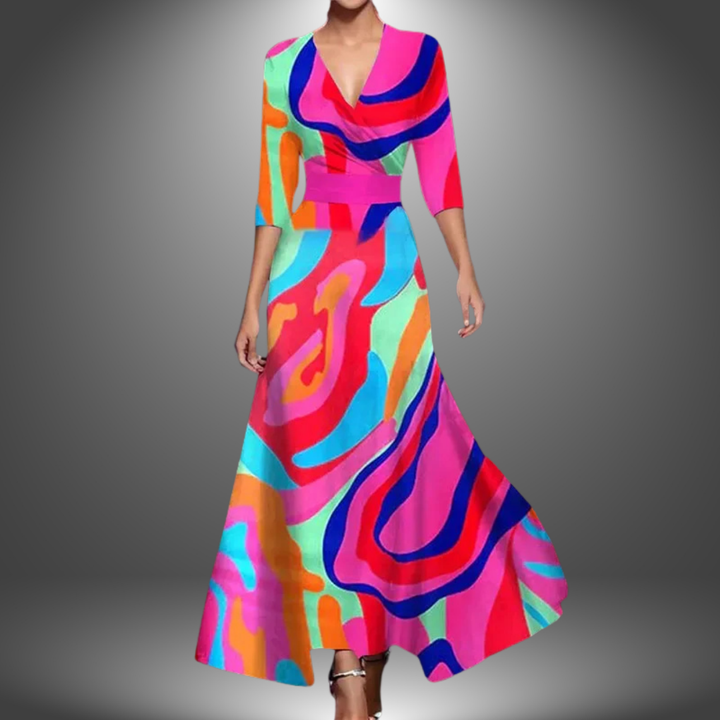 Hannah | Handgefertigtes Maxikleid