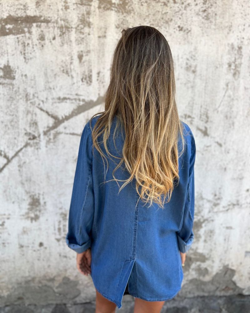 MIREIA - Blazer im lässigen Denim-Stil