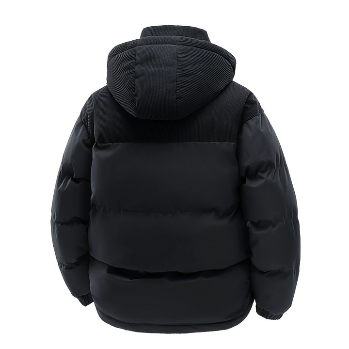 Unisex Casual Hoodie Puffer Jacke