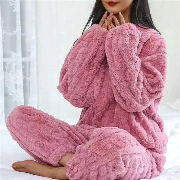 Alyssa -  Fleece Pyjama Set