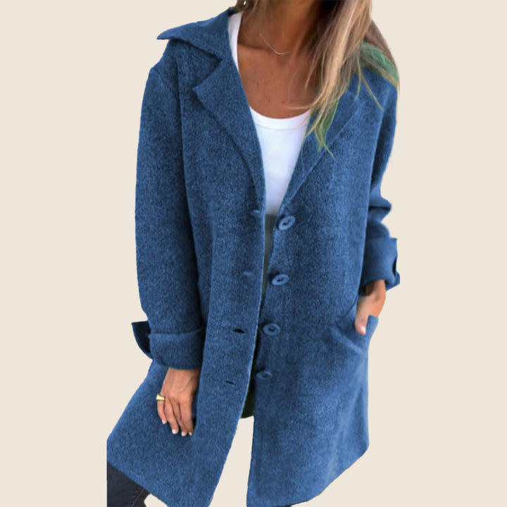 Marei | Casual Monopette Mantel mit Revers